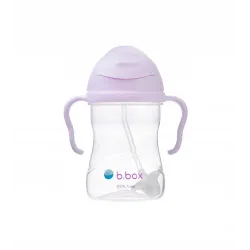 B.BOX BIDON KUBEK Z OBCIĄŻONĄ SŁOMKĄ RURKĄ DLA DZIECI 240ml Boysenberry B.BOX BIDON KUBEK Z OBCIĄŻONĄ SŁOMKĄ RURKĄ DLA DZIECI 240ml Boysenberry