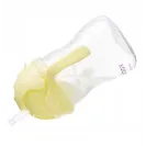 B.BOX BIDON KUBEK Z OBCIĄŻONĄ SŁOMKĄ RURKĄ DLA DZIECI 240ml Banana Split