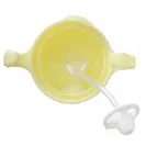 B.BOX BIDON KUBEK Z OBCIĄŻONĄ SŁOMKĄ RURKĄ DLA DZIECI 240ml Banana Split