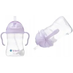 B.BOX BIDON KUBEK Z OBCIĄŻONĄ SŁOMKĄ RURKĄ DLA DZIECI 240ml Boysenberry B.BOX BIDON KUBEK Z OBCIĄŻONĄ SŁOMKĄ RURKĄ DLA DZIECI 240ml Boysenberry