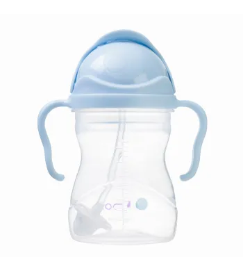 B.BOX BIDON KUBEK Z OBCIĄŻONĄ SŁOMKĄ RURKĄ DLA DZIECI 240ml Bubblegum