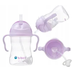 B.BOX BIDON KUBEK Z OBCIĄŻONĄ SŁOMKĄ RURKĄ DLA DZIECI 240ml Boysenberry B.BOX BIDON KUBEK Z OBCIĄŻONĄ SŁOMKĄ RURKĄ DLA DZIECI 240ml Boysenberry