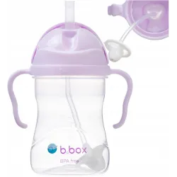 B.BOX BIDON KUBEK Z OBCIĄŻONĄ SŁOMKĄ RURKĄ DLA DZIECI 240ml Boysenberry B.BOX BIDON KUBEK Z OBCIĄŻONĄ SŁOMKĄ RURKĄ DLA DZIECI 240ml Boysenberry