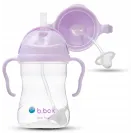 B.BOX BIDON KUBEK Z OBCIĄŻONĄ SŁOMKĄ RURKĄ DLA DZIECI 240ml Boysenberry