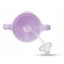 B.BOX BIDON KUBEK Z OBCIĄŻONĄ SŁOMKĄ RURKĄ DLA DZIECI 240ml Boysenberry