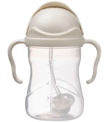 B.BOX BIDON KUBEK Z OBCIĄŻONĄ SŁOMKĄ RURKĄ DLA DZIECI 240ml latte