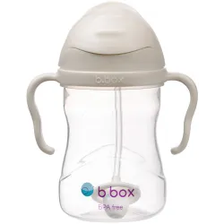 B.BOX BIDON KUBEK Z OBCIĄŻONĄ SŁOMKĄ RURKĄ DLA DZIECI 240ml latte B.BOX BIDON KUBEK Z OBCIĄŻONĄ SŁOMKĄ RURKĄ DLA DZIECI 240ml latte
