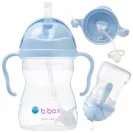 B.BOX BIDON KUBEK Z OBCIĄŻONĄ SŁOMKĄ RURKĄ DLA DZIECI 240ml Bubblegum