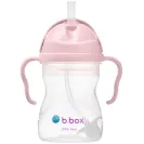 B.BOX BIDON KUBEK Z OBCIĄŻONĄ SŁOMKĄ RURKĄ DLA DZIECI 240ml blush