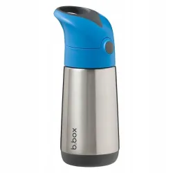 B.BOX  BIDON TERMICZNY ZE SŁOMKĄ TERMOS 350 ML BLUE SLATE