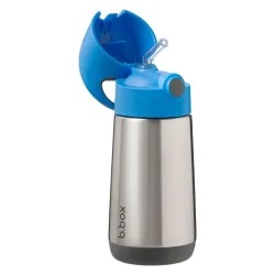 B.BOX  BIDON TERMICZNY ZE SŁOMKĄ TERMOS 350 ML BLUE SLATE
