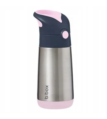 B.BOX  BIDON TERMICZNY ZE SŁOMKĄ TERMOS 350 ML Indigo Rose