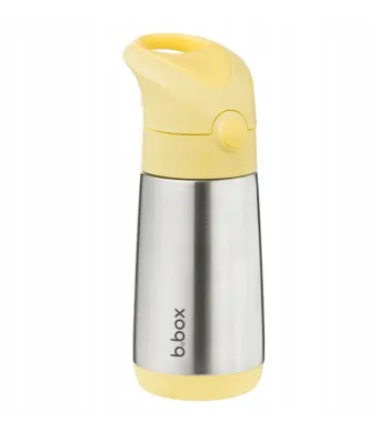 B.BOX  BIDON TERMICZNY ZE SŁOMKĄ TERMOS 350 ML Lemon Twist