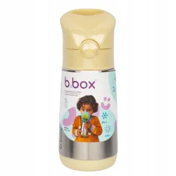 B.BOX  BIDON TERMICZNY ZE SŁOMKĄ TERMOS 350 ML Lemon Twist B.BOX  BIDON TERMICZNY ZE SŁOMKĄ TERMOS 350 ML Lemon Twist