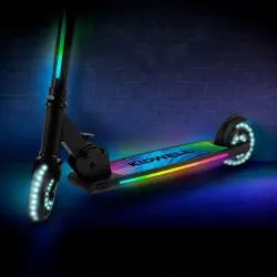 KIDWELL Hulajnoga podświetlana MIDO podest i kierownica, koła LED 120mm