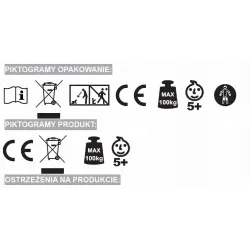 KIDWELL Hulajnoga podświetlana MIDO podest i kierownica, koła LED 120mm