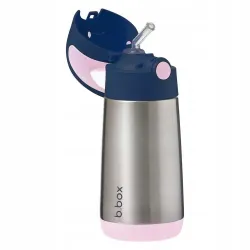 B.BOX  BIDON TERMICZNY ZE SŁOMKĄ TERMOS 350 ML Indigo Rose