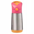 B.BOX  BIDON TERMICZNY ZE SŁOMKĄ TERMOS 350 ML Strawberry Shake