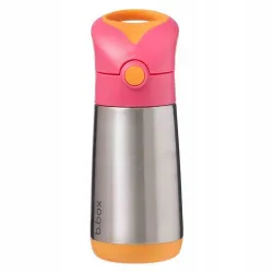 B.BOX  BIDON TERMICZNY ZE SŁOMKĄ TERMOS 350 ML Strawberry Shake B.BOX  BIDON TERMICZNY ZE SŁOMKĄ TERMOS 350 ML Strawberry Shake
