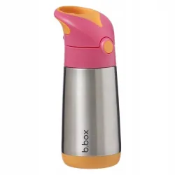 B.BOX  BIDON TERMICZNY ZE SŁOMKĄ TERMOS 350 ML Strawberry Shake B.BOX  BIDON TERMICZNY ZE SŁOMKĄ TERMOS 350 ML Strawberry Shake