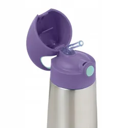 B.BOX  BIDON TERMICZNY ZE SŁOMKĄ TERMOS 350 ML Lilac Pop B.BOX  BIDON TERMICZNY ZE SŁOMKĄ TERMOS 350 ML Lilac Pop