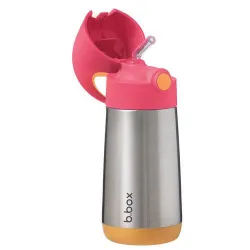 B.BOX  BIDON TERMICZNY ZE SŁOMKĄ TERMOS 350 ML Strawberry Shake B.BOX  BIDON TERMICZNY ZE SŁOMKĄ TERMOS 350 ML Strawberry Shake