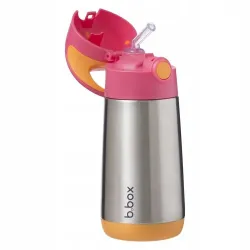 B.BOX  BIDON TERMICZNY ZE SŁOMKĄ TERMOS 350 ML Strawberry Shake B.BOX  BIDON TERMICZNY ZE SŁOMKĄ TERMOS 350 ML Strawberry Shake