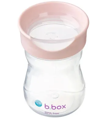 B.box Kubek do nauki picia dla dziecka - kubek treningowy 240 ml róż