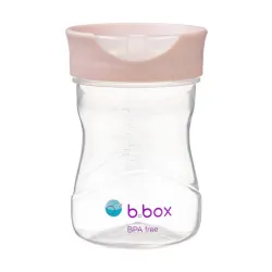 B.box Kubek do nauki picia dla dziecka - kubek treningowy 240 ml róż B.box Kubek do nauki picia dla dziecka - kubek treningowy 240 ml róż