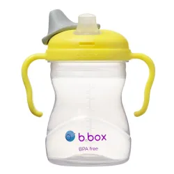 B.Box Kubek 4w1 zestaw 240 ml  bidon butelka kubek błękitny cytrynowy B.Box Kubek 4w1 zestaw 240 ml  bidon butelka kubek błękitny cytrynowy