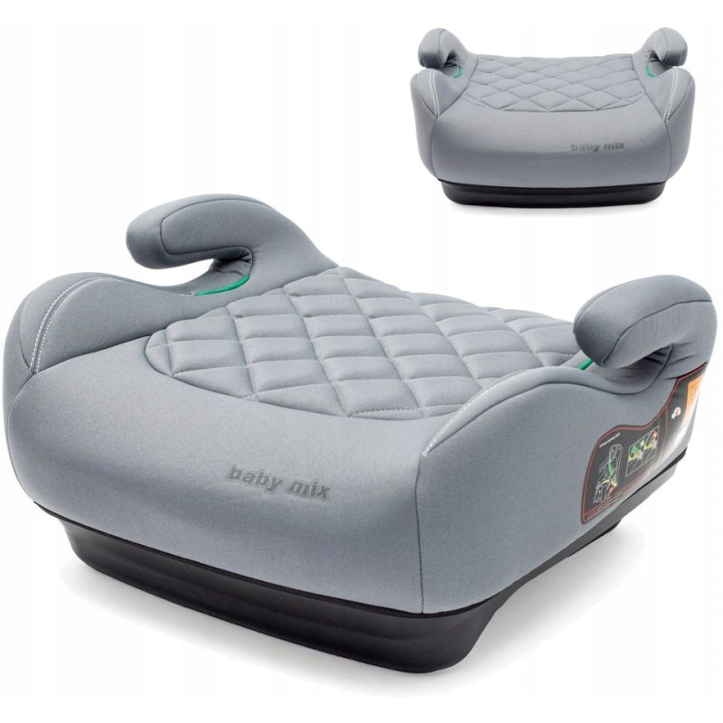BabyMix Siedzisko samochodowe fotelik 15-36kg podkładka Hero i-Size GREY