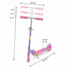 HULAJNOGA SKŁADANA KOŁA LED 120mm WXM SKIPO Buterfly