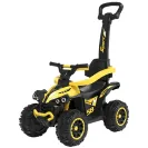 Baby Mix jeździk dziecięcy pchacz Quad z rączką do prowadzenia yellow