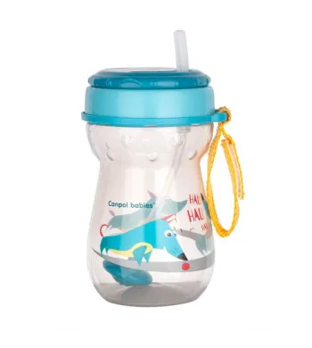 Bidon ze składaną rurką Canpol babies 350 ml 56/518