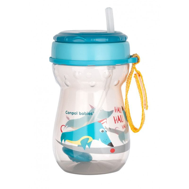 Bidon ze składaną rurką Canpol babies 350 ml 56/518