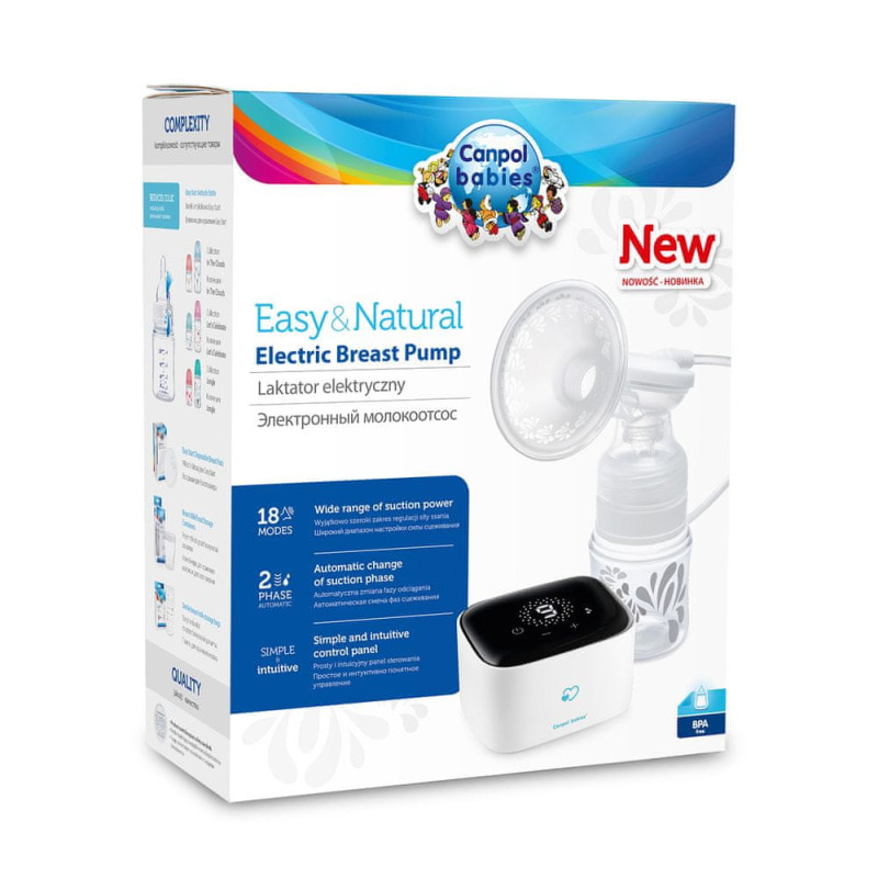 Canpol babies laktator elektryczny Easy&Natural 12/207