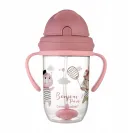 Kubek Canpol Babies Bonjour Paris niekapek 270 ml 56/607 czerwony 56/607 czerwony
