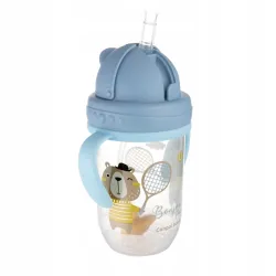 Kubek Canpol Babies Bonjour Paris niekapek 270 ml 56/607 czerwony 56/607 niebieski