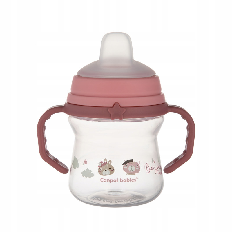 Canpol Kubek z silik. ustnikiem FirstCup 150ml 56/612_pin