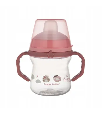 Canpol Kubek z silik. ustnikiem FirstCup 150ml 56/612_pin