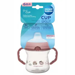 Canpol Kubek z silik. ustnikiem FirstCup 150ml 56/612_pin
