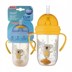 Kubek Canpol Babies Bonjour Paris niekapek 270 ml 56/607 czerwony 56/607 niebieski