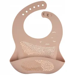 CANPOL BABIES Śliniak z kieszonką 51/030 beżowy CANPOL BABIES Śliniak z kieszonką 51/030 beżowy