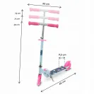 HULAJNOGA SKŁADANA KOŁA LED 120mm WXM SKIPO Dog