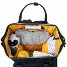 Canpol PLECAK TORBA DO WÓZKA Z PRZEWIJAKIEM Black 50/102 czarny