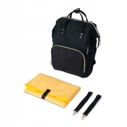 Canpol PLECAK TORBA DO WÓZKA Z PRZEWIJAKIEM Black 50/102 czarny Canpol PLECAK TORBA DO WÓZKA Z PRZEWIJAKIEM Black 50/102 czarny