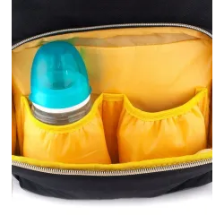 Canpol PLECAK TORBA DO WÓZKA Z PRZEWIJAKIEM Black 50/102 czarny