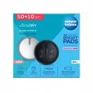 Wkładki laktacyjne Canpol samoprzylepne anatomiczne 3D czarne 60 szt.