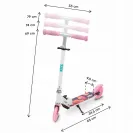 HULAJNOGA SKŁADANA KOŁA LED 120mm WXM SKIPO Floral