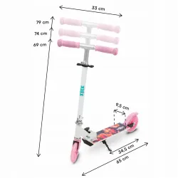 HULAJNOGA SKŁADANA KOŁA LED 120mm WXM SKIPO Floral